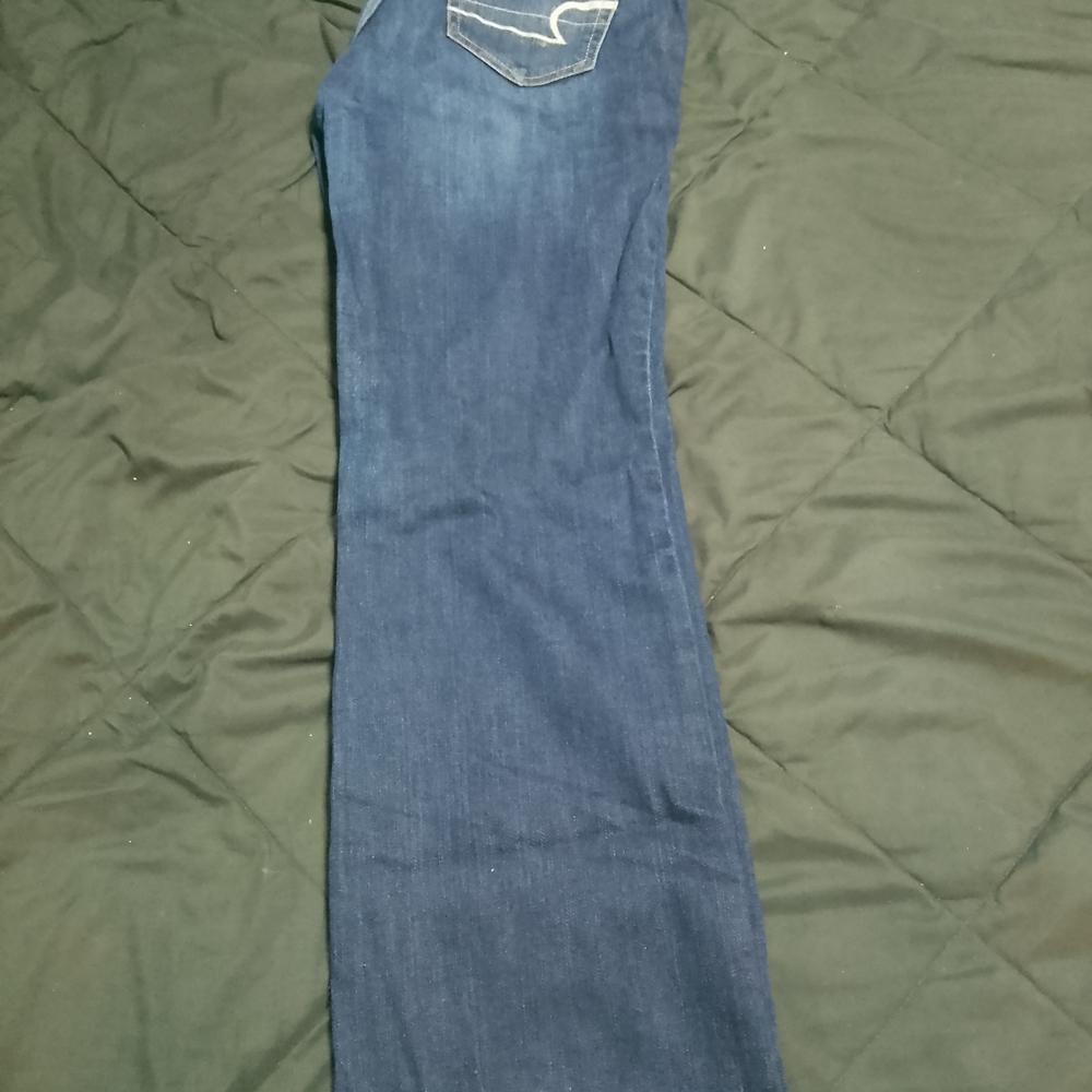American Eagle Outfitters Dark Blue Flare Jeans